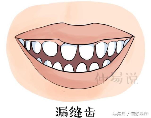 牙齿参差不齐面相_牙齿缝隙大的人面相_牙齿面相学
